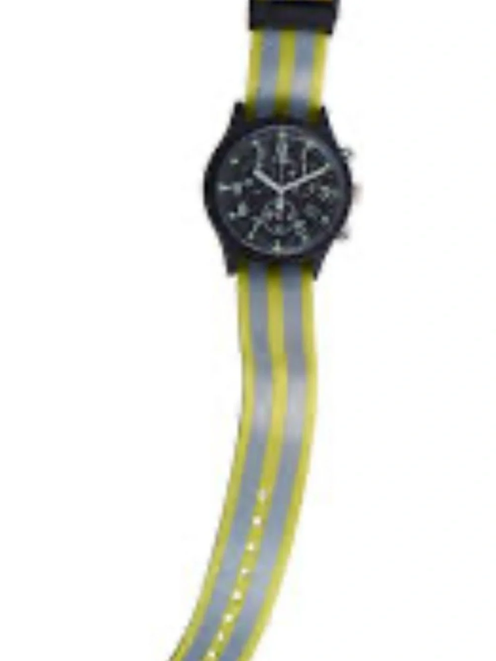 Timex Mens MK1 Aluminum Chronograph 40mm Military Inspired Grey and Yellow Band
